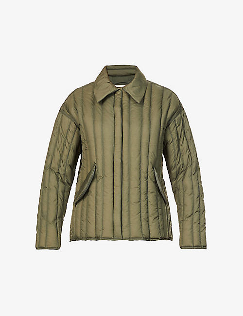 HOLZWEILER: Spring Down padded recycled nylon jacket
