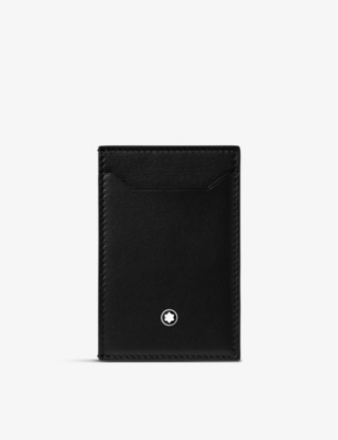 MONTBLANC: Meisterstuck three-slot leather cardholder