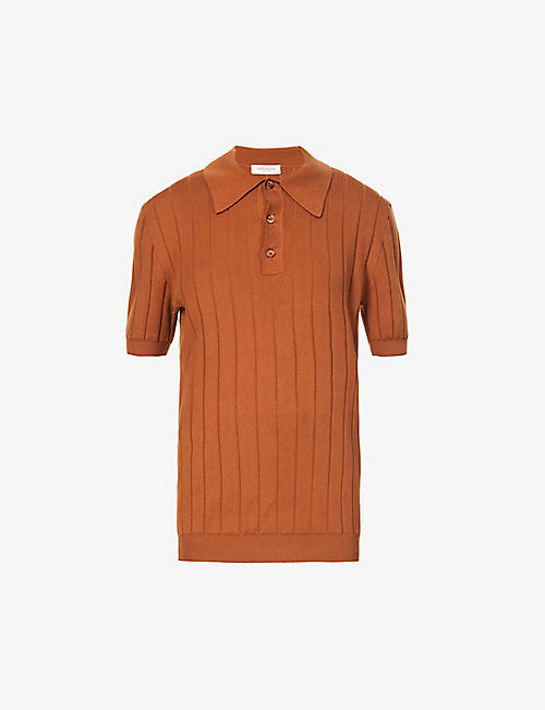 GIULIVA HERITAGE: Tazio cotton-knit polo shirt