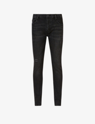 Calvin Klein Jeans Tapered Washed Denim Jeans - Black