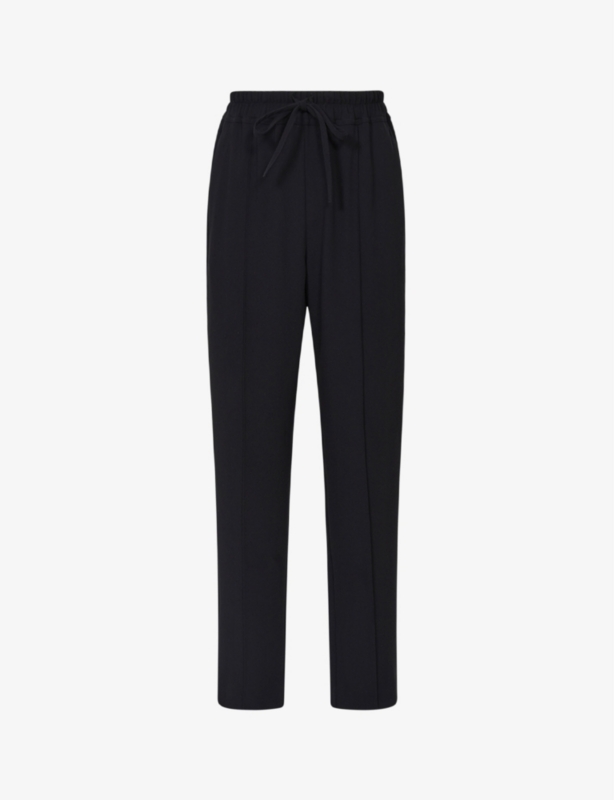 Hailey elasticated-waist high-rise recycled polyester-blend trousers