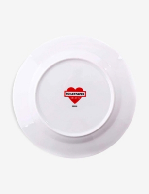 SELETTI: Seletti wears TOILETPAPER graphic porcelain plate 27cm