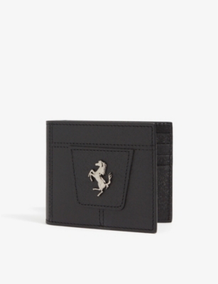 FERRARI Horse embellished leather wallet Selfridges