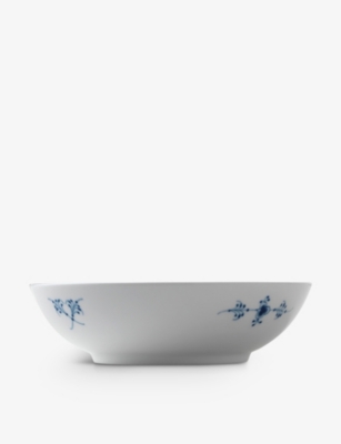 Shop Royal Copenhagen Blue Fluted Lace Porcelain Bowl 21cm