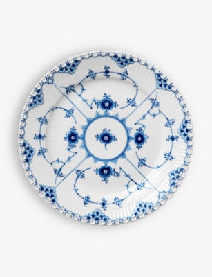 Royal Copenhagen Blue Full Lace Round Porcelain Plate 19cm