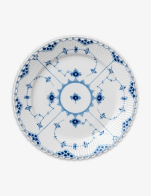 Royal Copenhagen Blue Fluted Full Lace Porcelain Plate 27cm