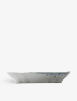 ROYAL COPENHAGEN: Blue Elements porcelain dish 23cm
