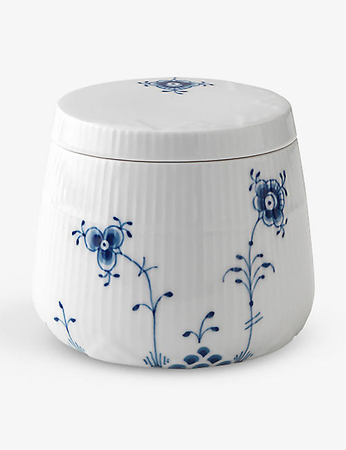 ROYAL COPENHAGEN: Blue Essentials porcelain lidded bowl 9cm