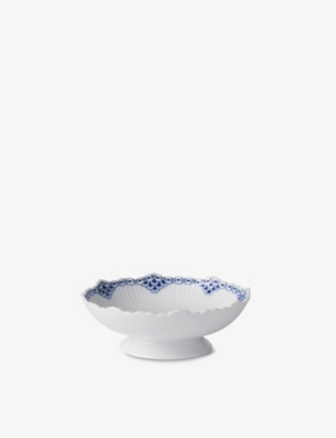 Royal Copenhagen Princess Hand-painted Porcelain Footed Bowl 17cm