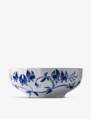 ROYAL COPENHAGEN: blomst Sweat Pea porcelain bowl 22cm