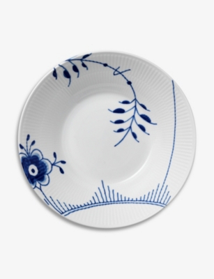 Royal Copenhagen Blue Fluted Mega Porcelain Deep Plate 24cm