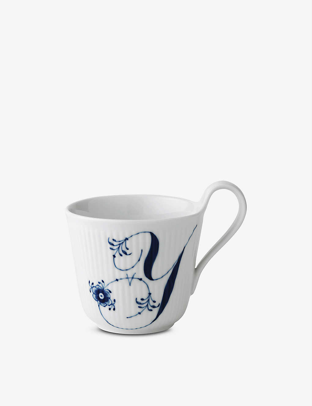 Royal Copenhagen Alphabet Y Hand-painted Porcelain Mug 330ml