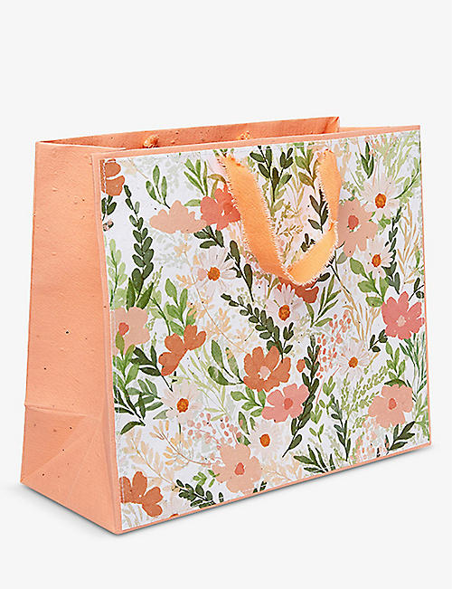 PAPERCHASE: Floral Sprigs large gift bag 34cm