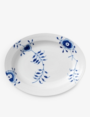 Royal Copenhagen Blue Fluted Mega Porcelain Oval Dish 36cm