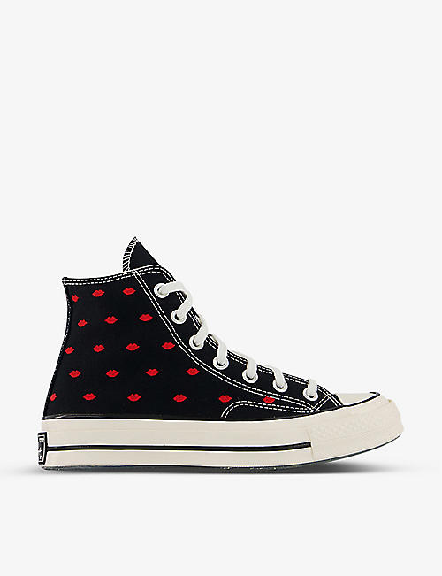 CONVERSE: Chuck Taylor All Star 70s Hi canvas high-top trainers