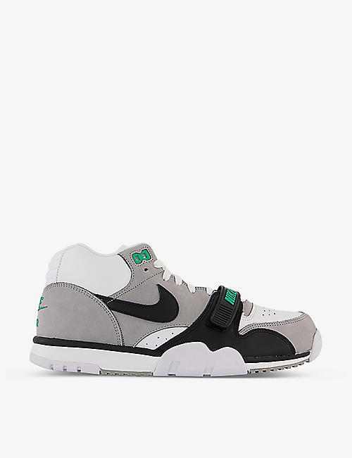 NIKE: Air Trainer 1 leather mid-top trainers