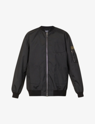 Raf Simons School Uniform Echodomer Bomber Jacket In Black