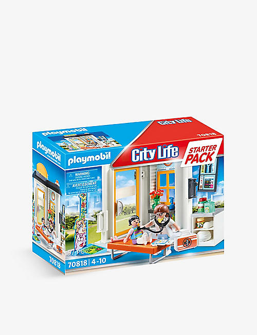 PLAYMOBIL: Pediatrician starter pack toy set