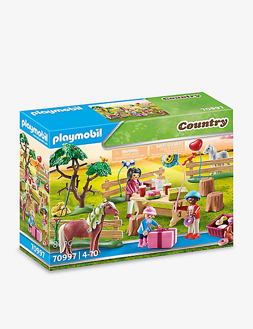 PLAYMOBIL: Country Pony Farm Birthday Party play set