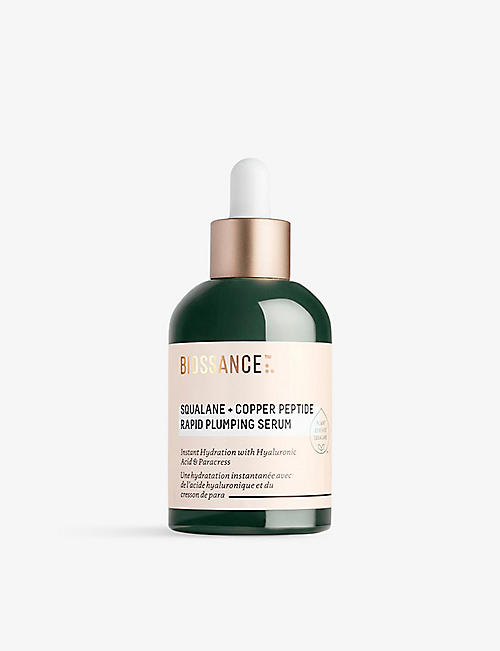 BIOSSANCE: Squalane and Copper Peptide rapid plumping serum 50ml