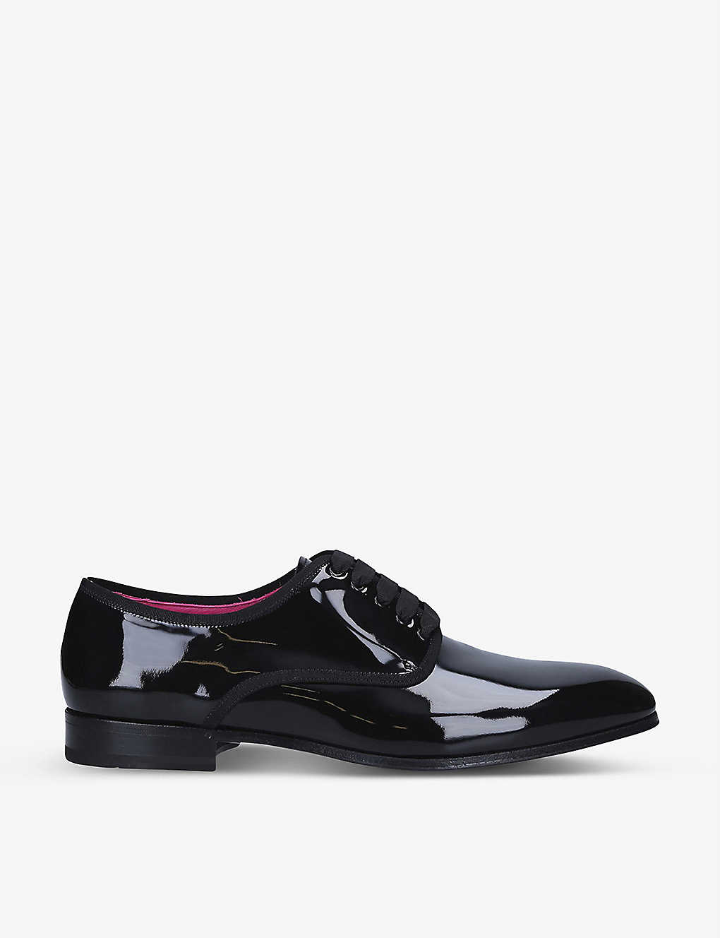 SALVATORE FERRAGAMO Magic lace-up leather Derby shoes