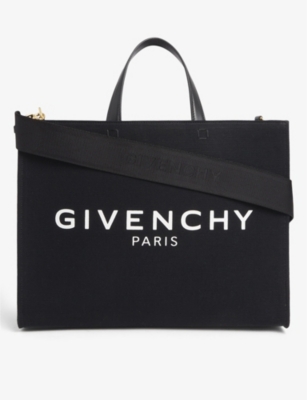 GIVENCHY: G medium canvas tote bag