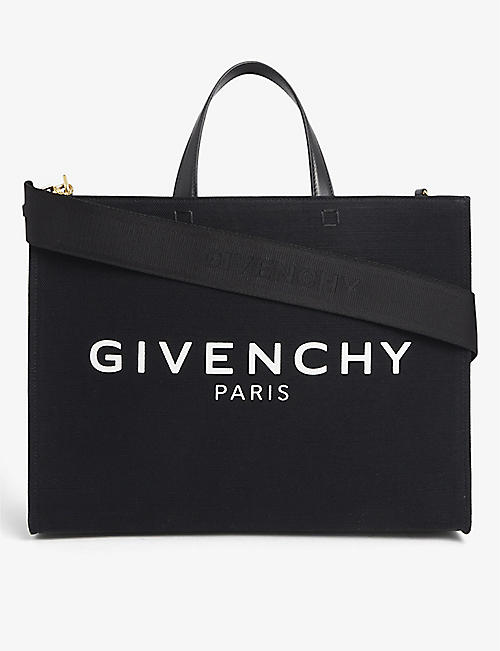 GIVENCHY: G medium canvas tote bag