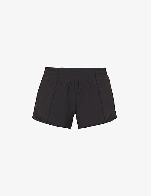 LULULEMON: Hotty Hot 4" low-rise stretch-recycled polyester shorts