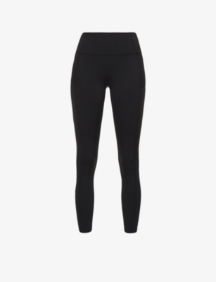 LULULEMON Fast and Free drawstring waist high rise stretch knit leggings Selfridges