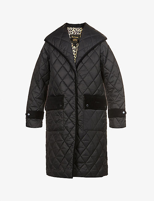 BARBOUR: Barbour x House of Hackney quilted recycled-polyester jacket