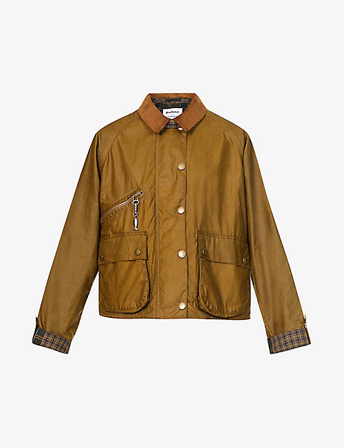 BARBOUR: Barbour x Alexa Chung Lucille waxed-cotton jacket