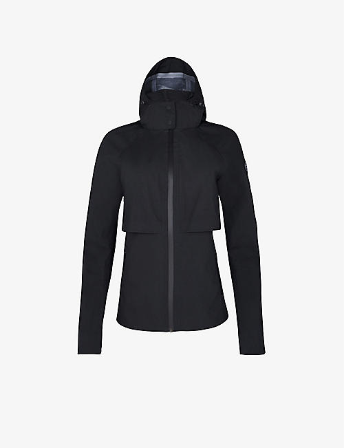 SWEATY BETTY: Pro Light Performance waterproof shell hooded running jacket