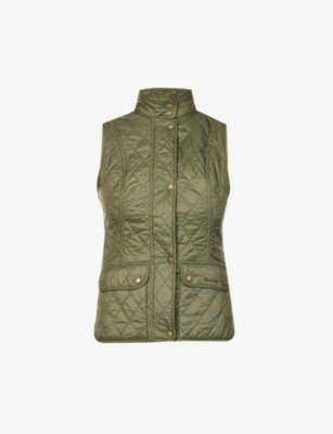 Barbour Core Essentials Otterburn Quilted Vest In Olive