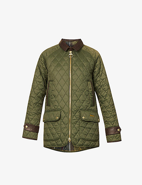 BARBOUR: Kelham quilted shell jacket