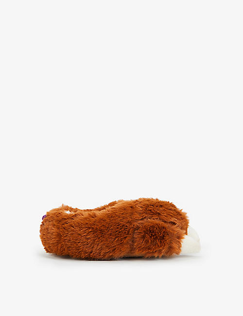 JOULES: Gruffalo 3D claw faux-fur slippers