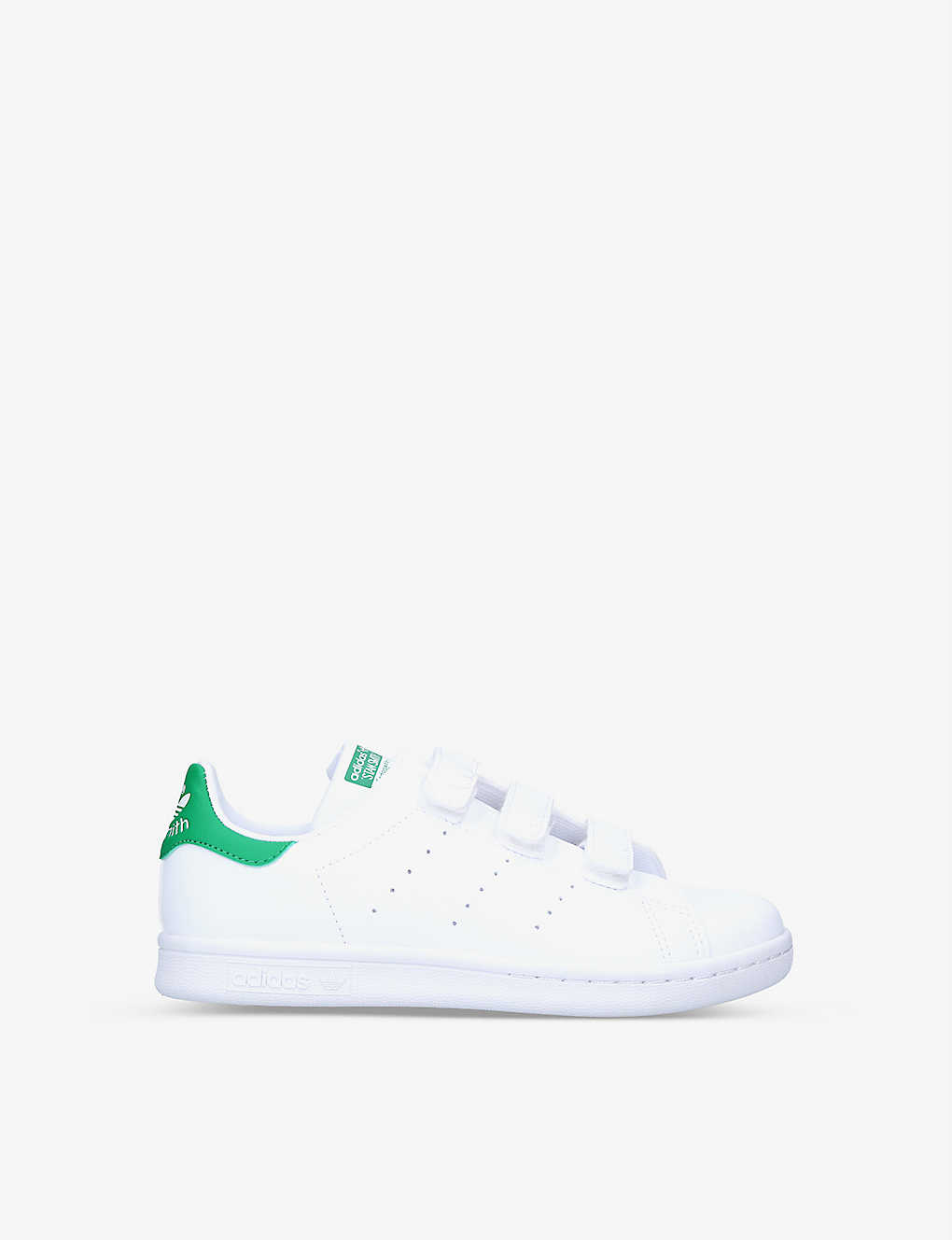 Adidas Originals Kids' Stan Smith Low-top Leather Trainers Years 6-8 Years In White/comb