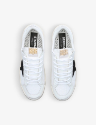 GOLDEN GOOSE: Men’s Stardan low-top leather and mesh trainers