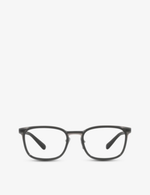 BVLGARI: BV1117 rectangle-frame metal optical glasses