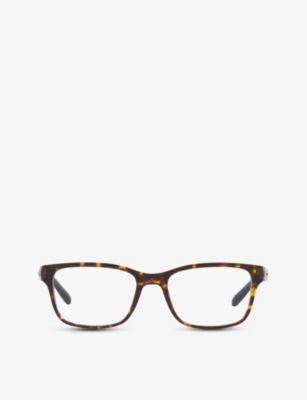 Bvlgari Bv3051 Rectangle Eyeglasses In Brown