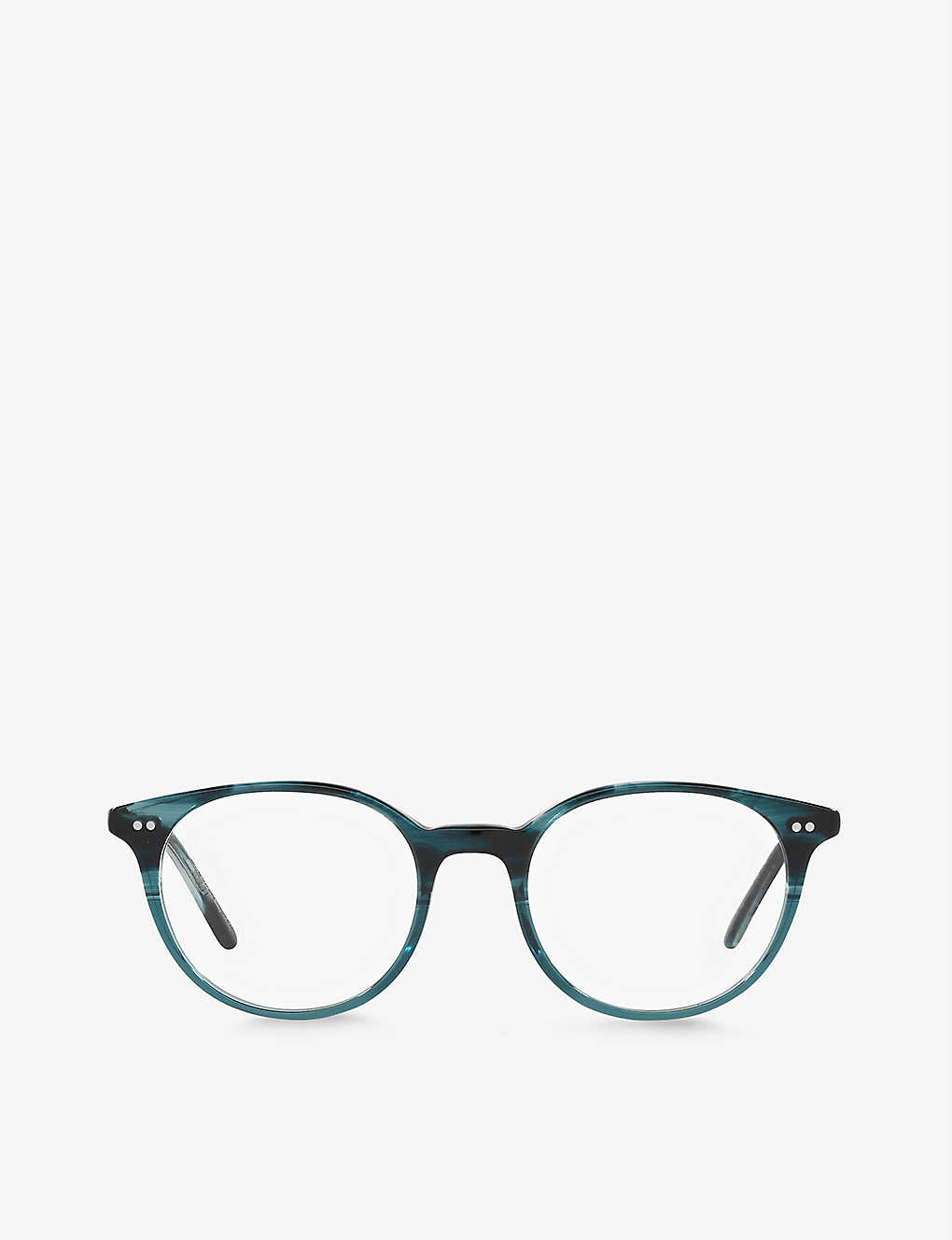 Oliver Peoples Ov5429u Mikett Acetate Round-frame Glasses In Green