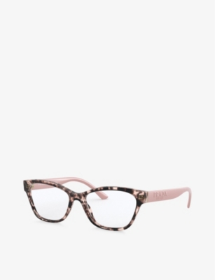 PRADA: PR 03WV acetate cat-eye glasses