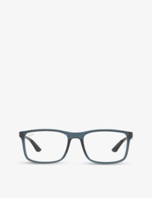 RAY-BAN: RX8908 rectangle-frame acetate glasses
