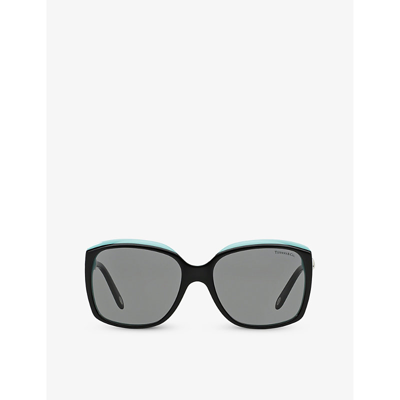 Tiffany & Co Tf4076 Square-frame Acetate Sunglasses In Black