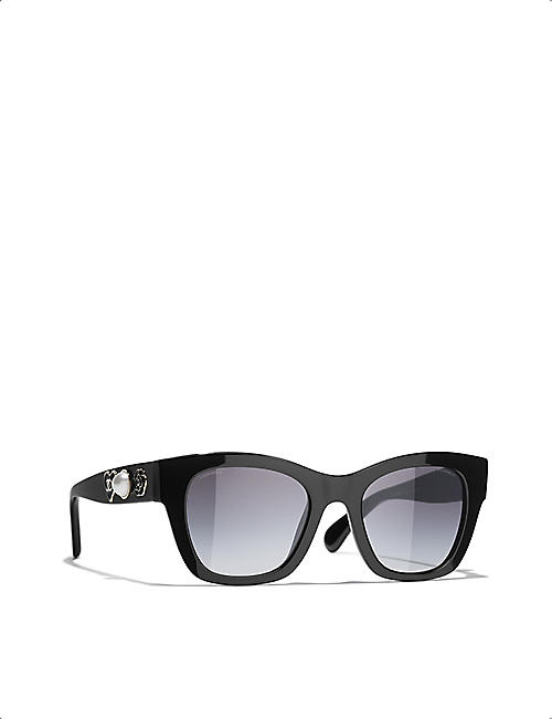 discount 53% WOMEN FASHION Accessories Sunglasses Black Single NoName Black pasta sunglasses 