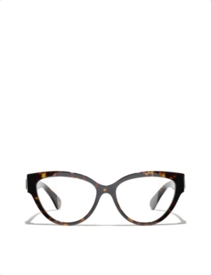 Chanel 3446 Glasses Brown Butterfly Women