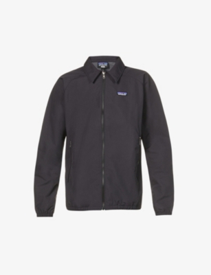 Shop Patagonia Baggies Collared Recycled-polyester Jacket In Ink Black