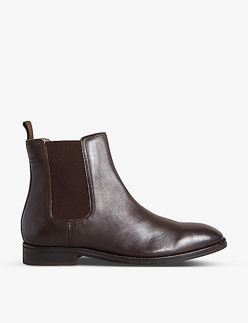 TED BAKER: Maisonn leather Chelsea boots