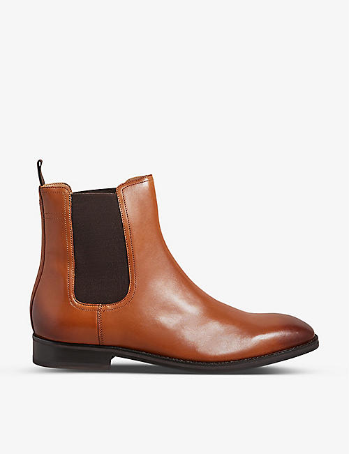 TED BAKER: Maisonn leather Chelsea boots