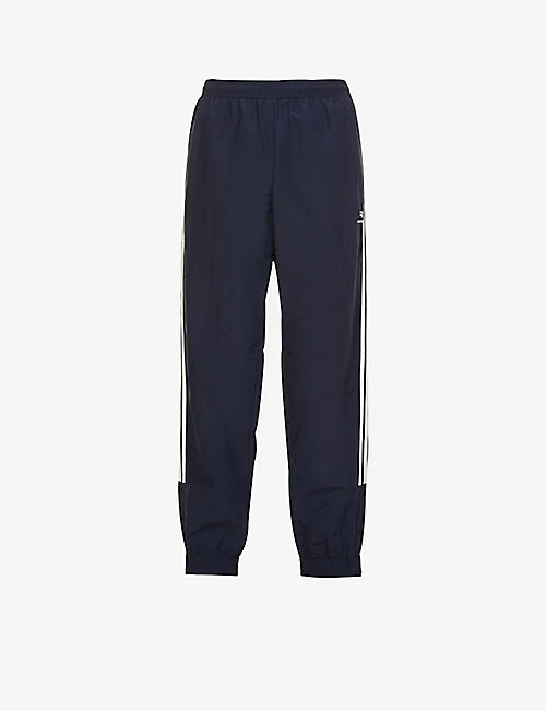 BALENCIAGA: Brand-embroidered relaxed-fit woven jogging bottoms