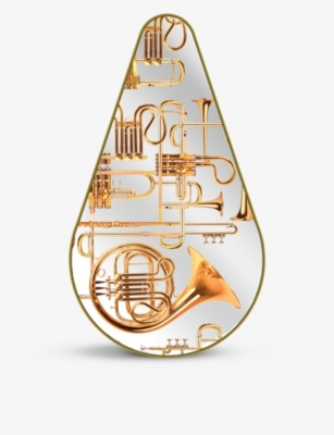 Seletti x TOILETPAPER Trumpets glass mirror 80.5 x 45cm